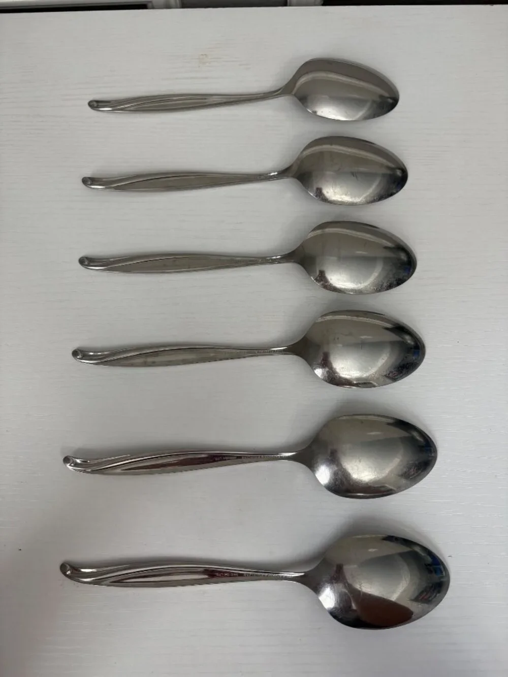 Oneida Craft Deluxe Textured Teaspoons Stainless Steel Flatware  - Set of 6